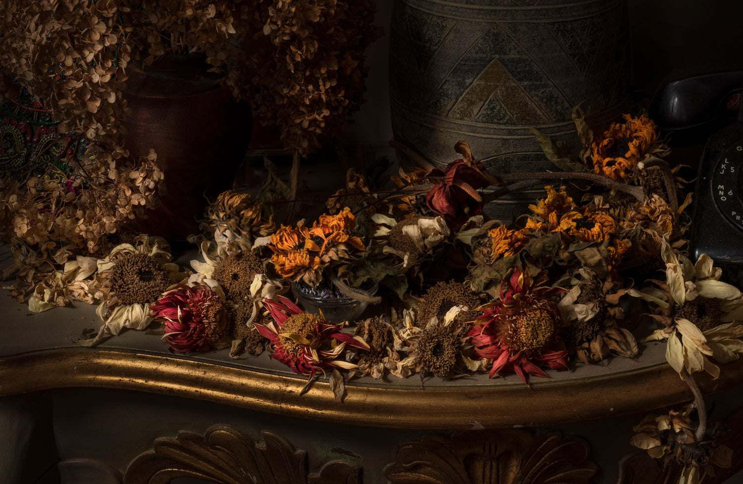 As a floral photographer I find beauty even when they are all dried up and slowly turning to dust.
