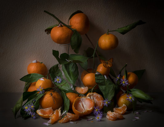 Mandarins of the season